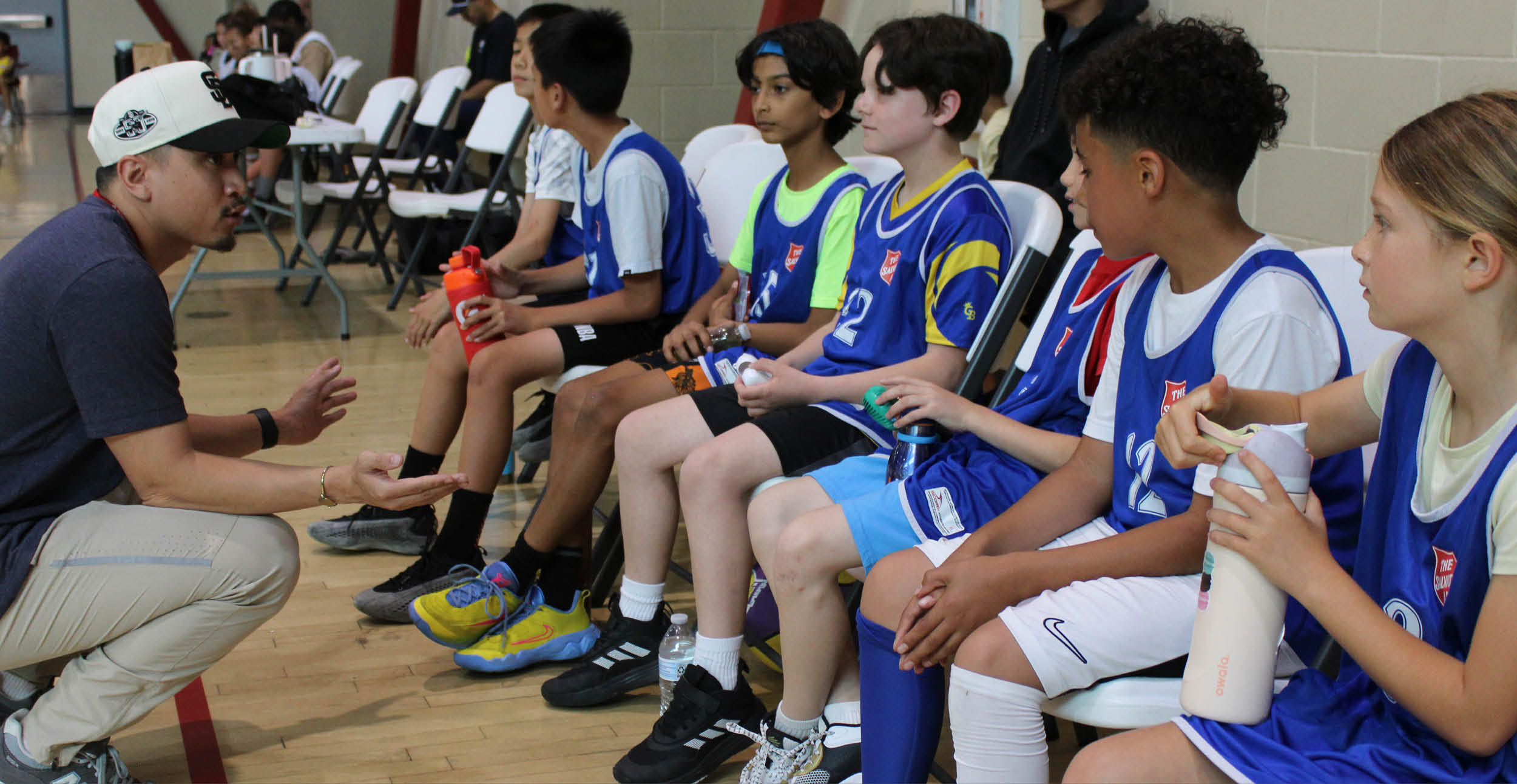 Your gift of $100 pays for one season of basketball where children can get physically fit and reach a common goal.