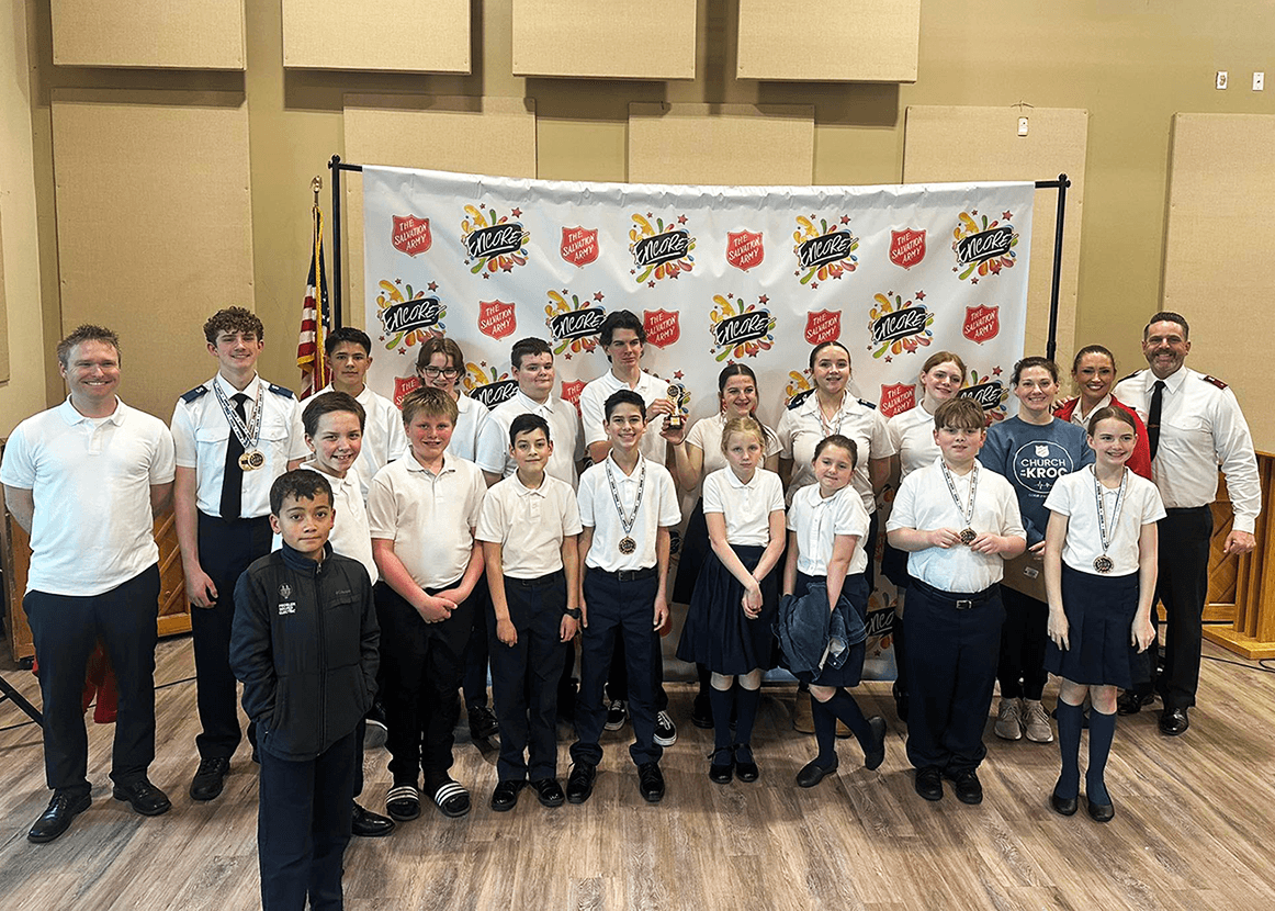Children performing in Rock the Kroc at The Kroc.