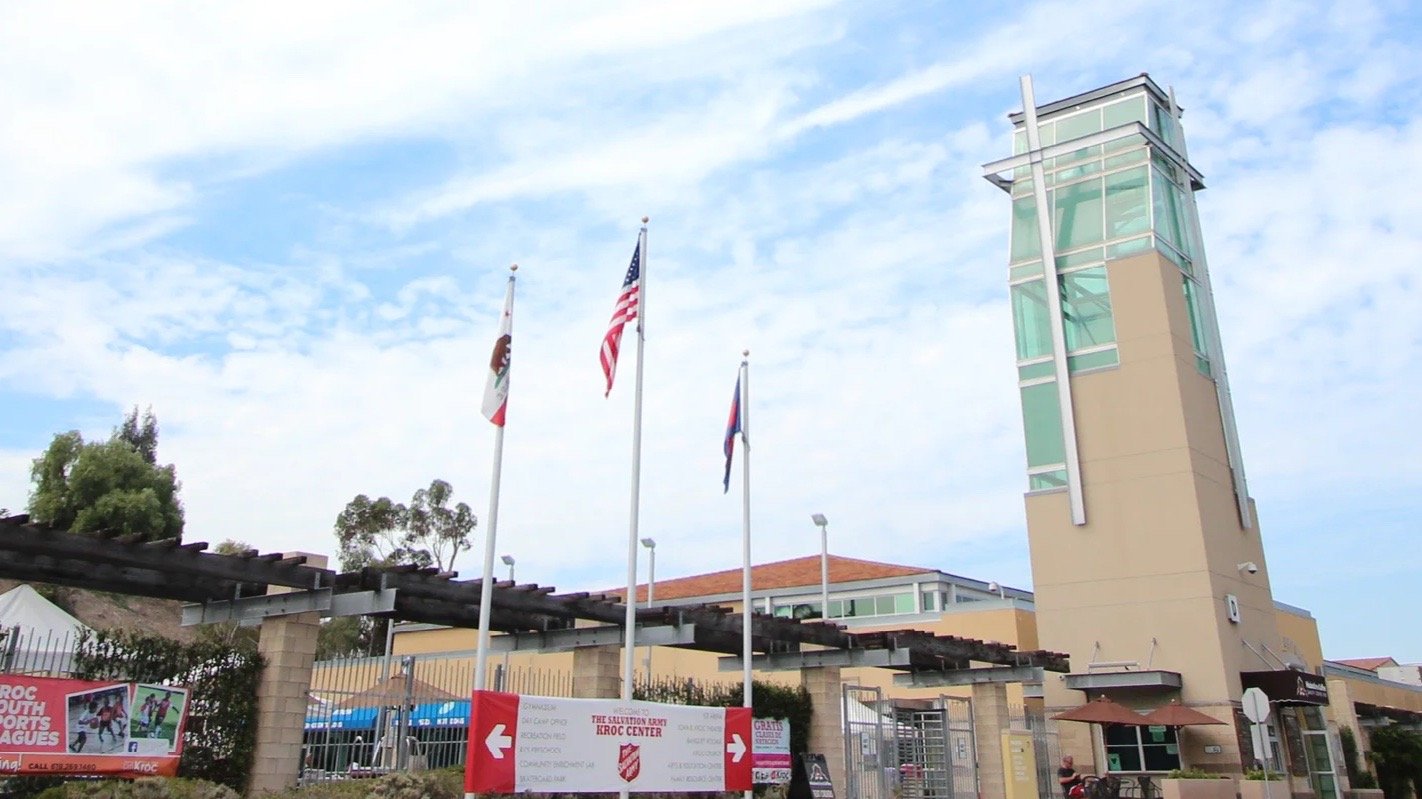 The outside of The Salvation Army Kroc Center building.